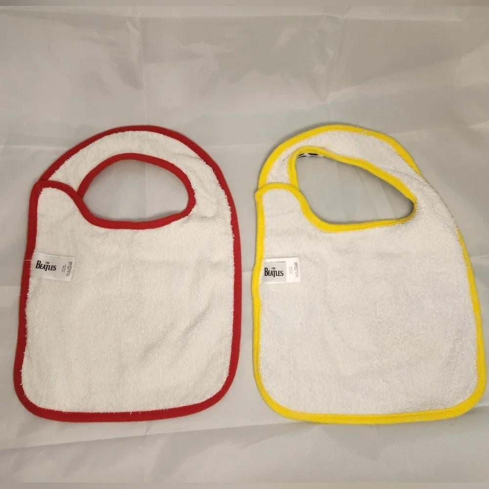 Daphyls The Beatles Yellow Submarine Pair of Baby Bibs One Size